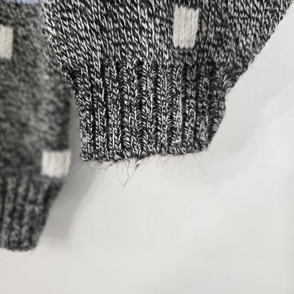 Arielle Vintage Dancing Elephants Happy Smiling VTG Hearts 80s 90s Sweater Sz M - Picture 2 of 10